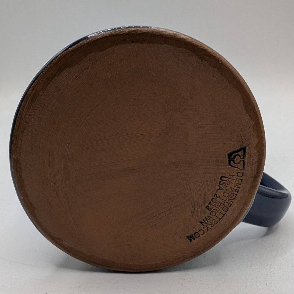 Daneen Pottery Boca Cryo Handcrafted Ceramic Motivational Coffee Mug Blue Gradie - Picture 5 of 9